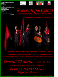 Spettacolo «Racconti Partigiani» a Romagnano