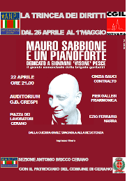 locandina «Concerto Mauro Sabbione»
