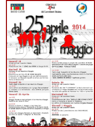 locandina «San Maurizio & Boleto - 25 Aprile 2014»