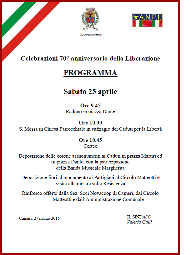 locandina Cameri - 25 aprile 2015